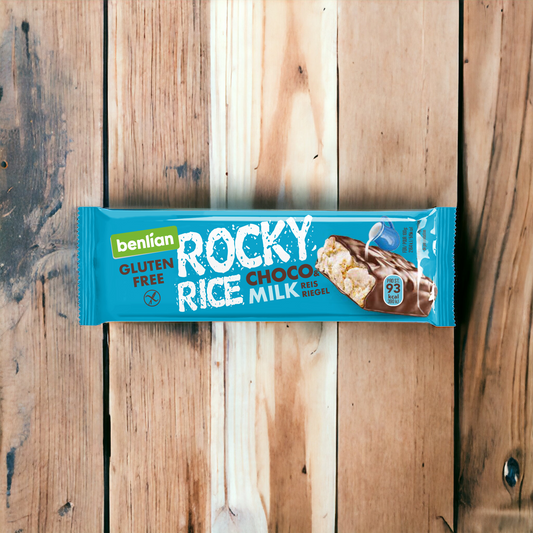 Rocky Reis Riegel mit Milchschokolade (18g)
