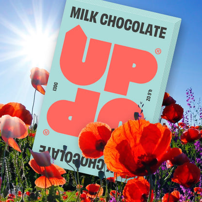UPUP! Milk Chocolate (Die weltweit erste 100% SKLAVENFREIE Schokolade!) (130g)