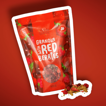 POS - Supergarden - Granola Red Berries Fruit Big Bag (400g)