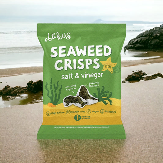 Abakus Seaweed Crisps - Salt & Vinegar (18g)