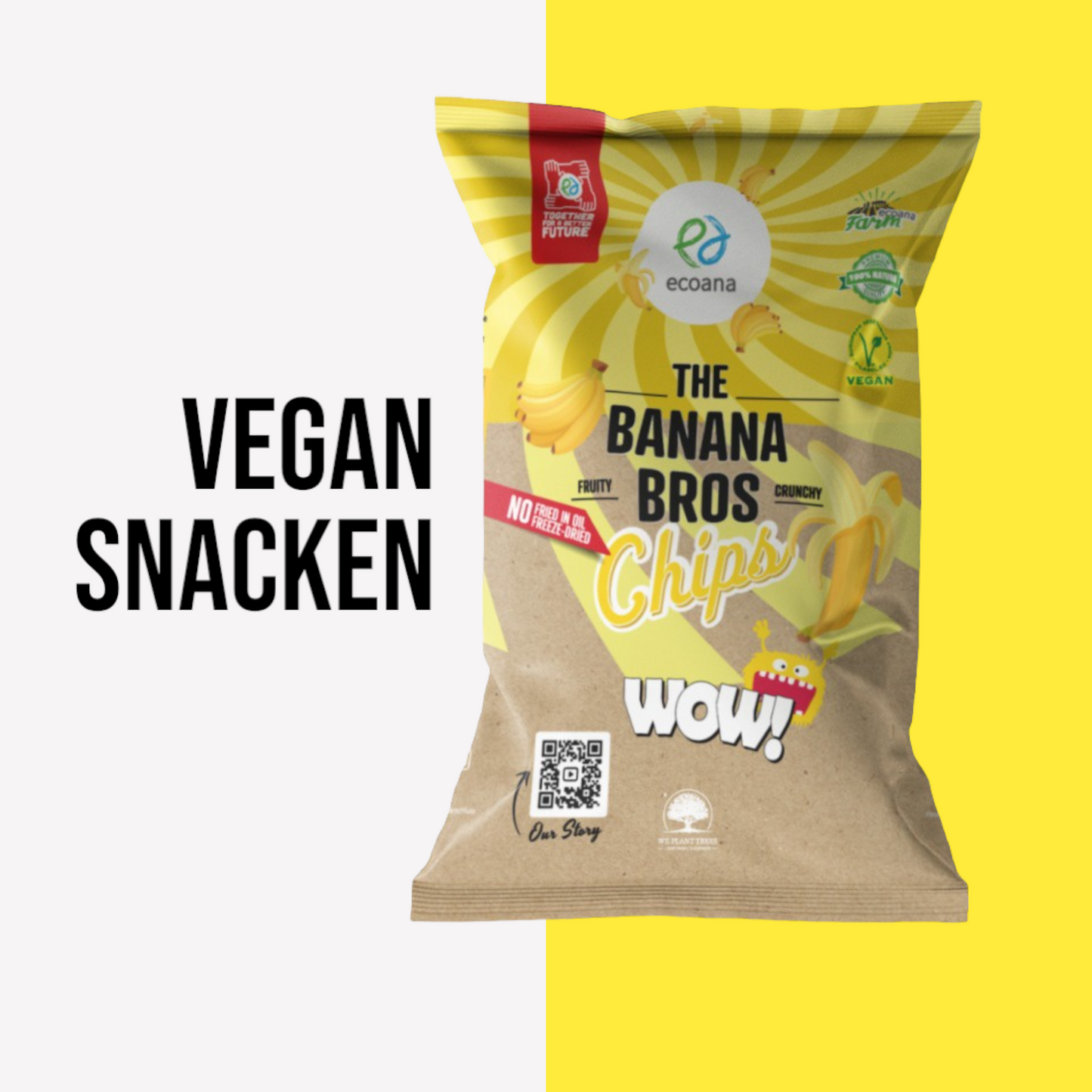 WOW! The Banana Bros Chips (20g)