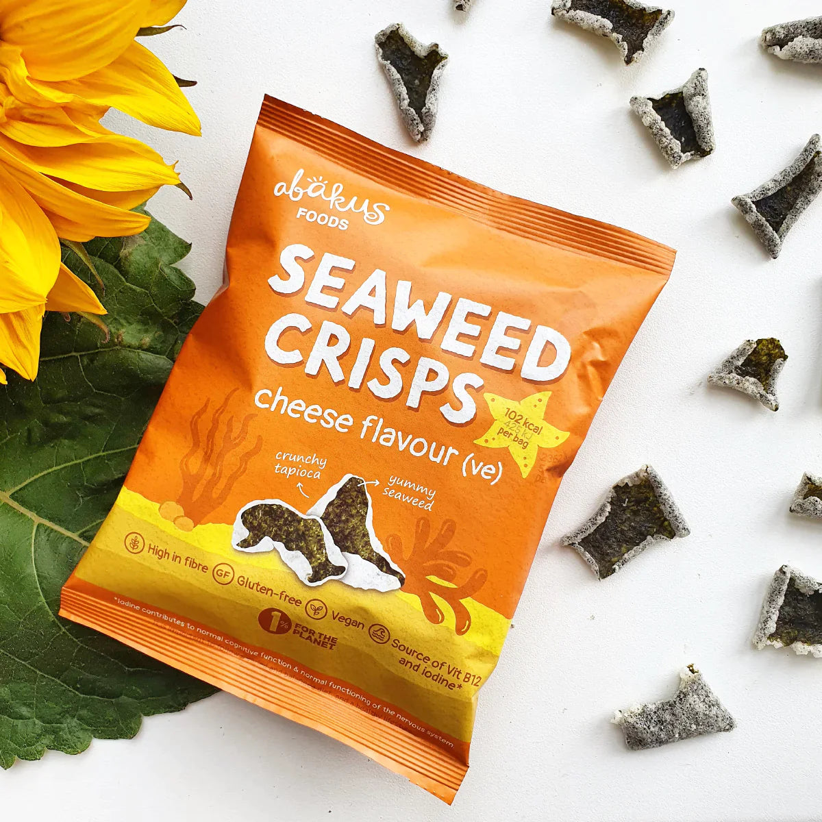 POS - Abakus Seaweed Crisps - Cheese Flavour (18g)